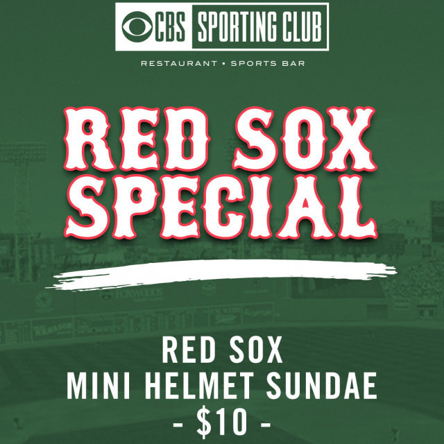 Red Sox Ice Cream Special