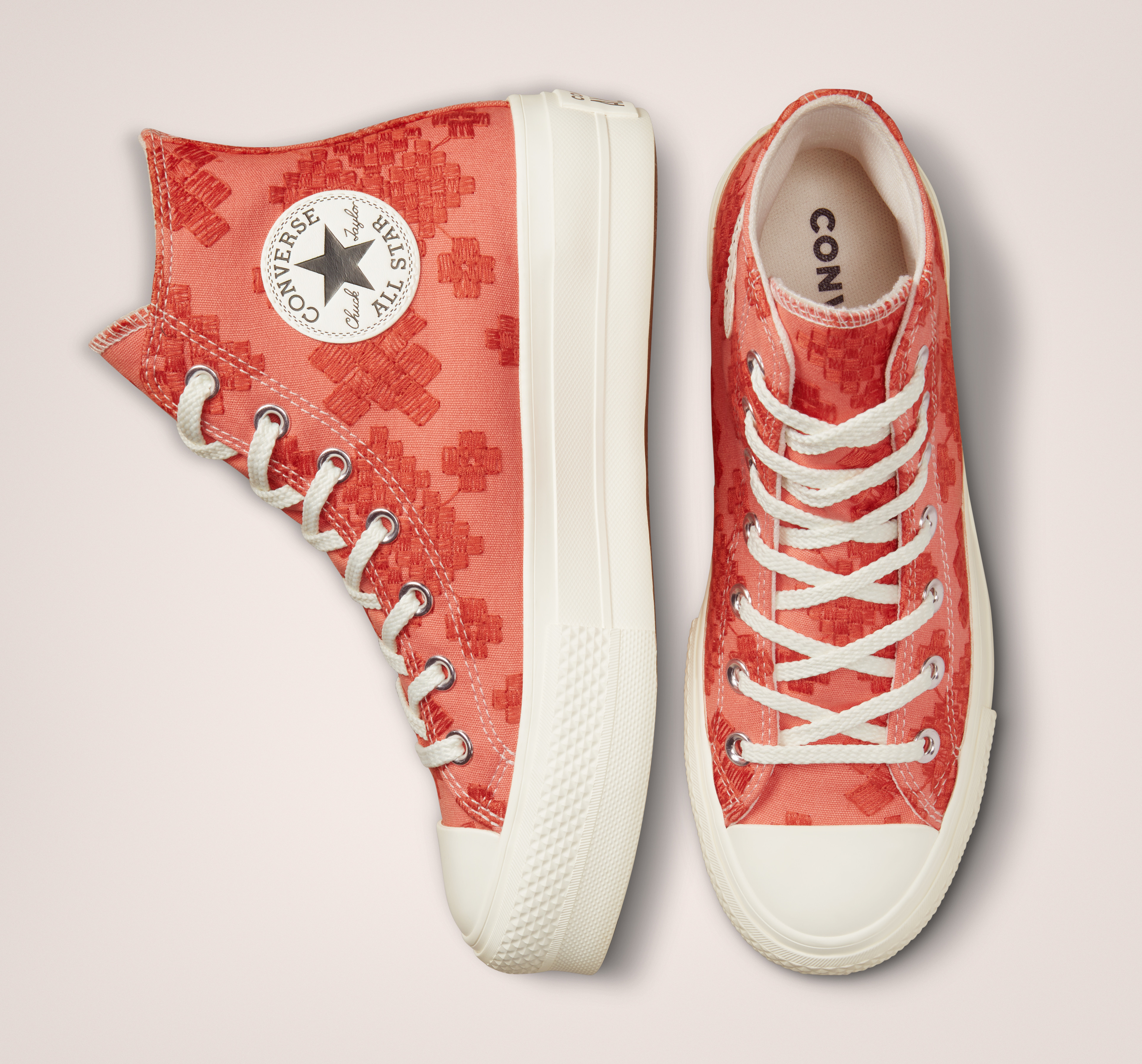 Converse Chuck Taylor All Star Lift Canvas Pink/red