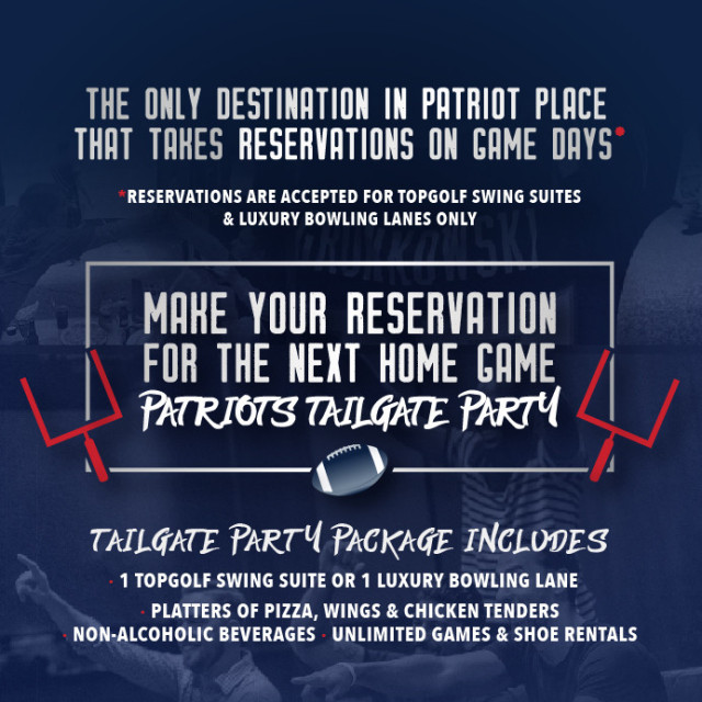 Reserve Your Tailgate Party