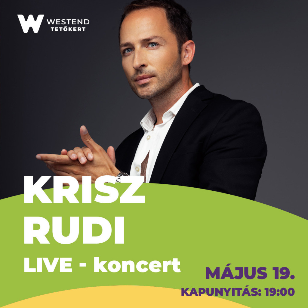 Krisz Rudi live - 1500 Ft-os ajándékkártya