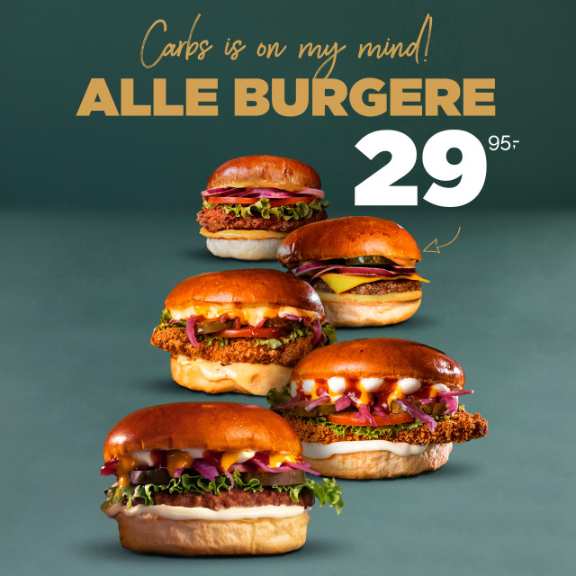 Alle burgere kun 29,95 kr. pr. stk. 🍔