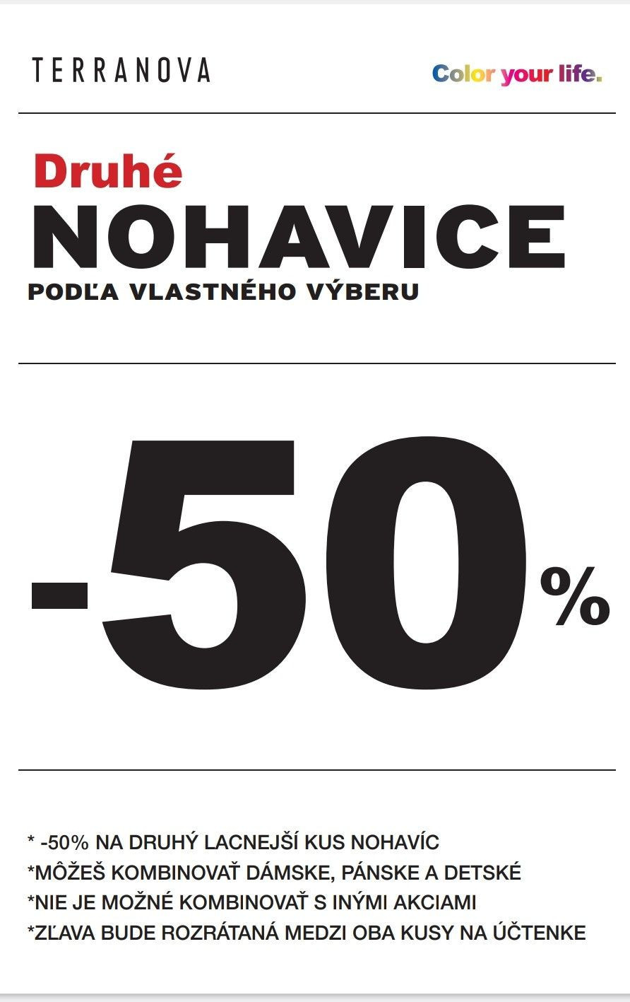 -50% DRUHÝ KUS NOHAVÍC