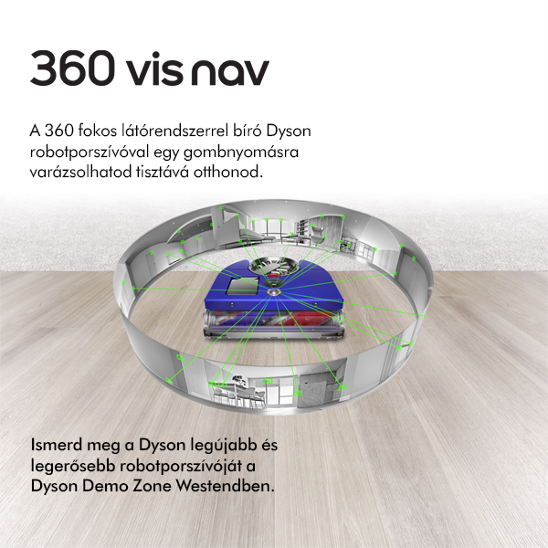 Dyson 360 Vis Nav robotporszívó