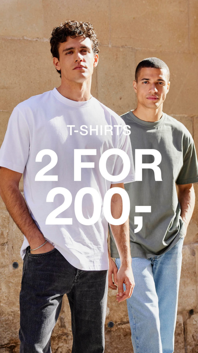 2 for 200,- t-shirts