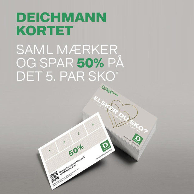 Spar penge med Deichmann-kortet!