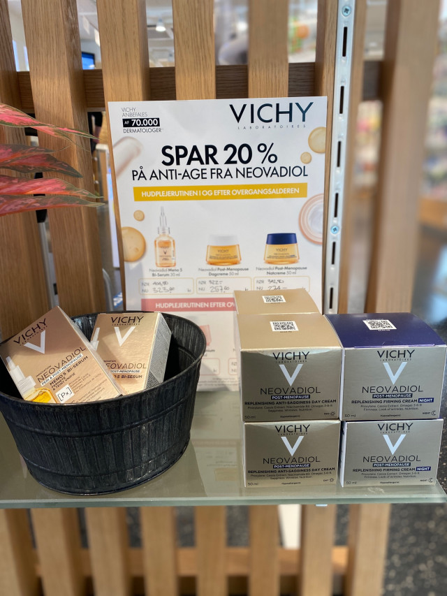 Spar 20% på alle produkter fra Vichy’s Neovadiol serie 😍