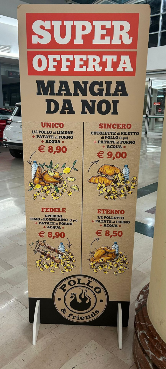 SUPER OFFERTA! MANGIA DA NOI!