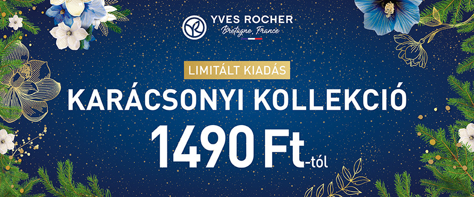 Karácsonyi kollekció az Yves Rocher-nál!