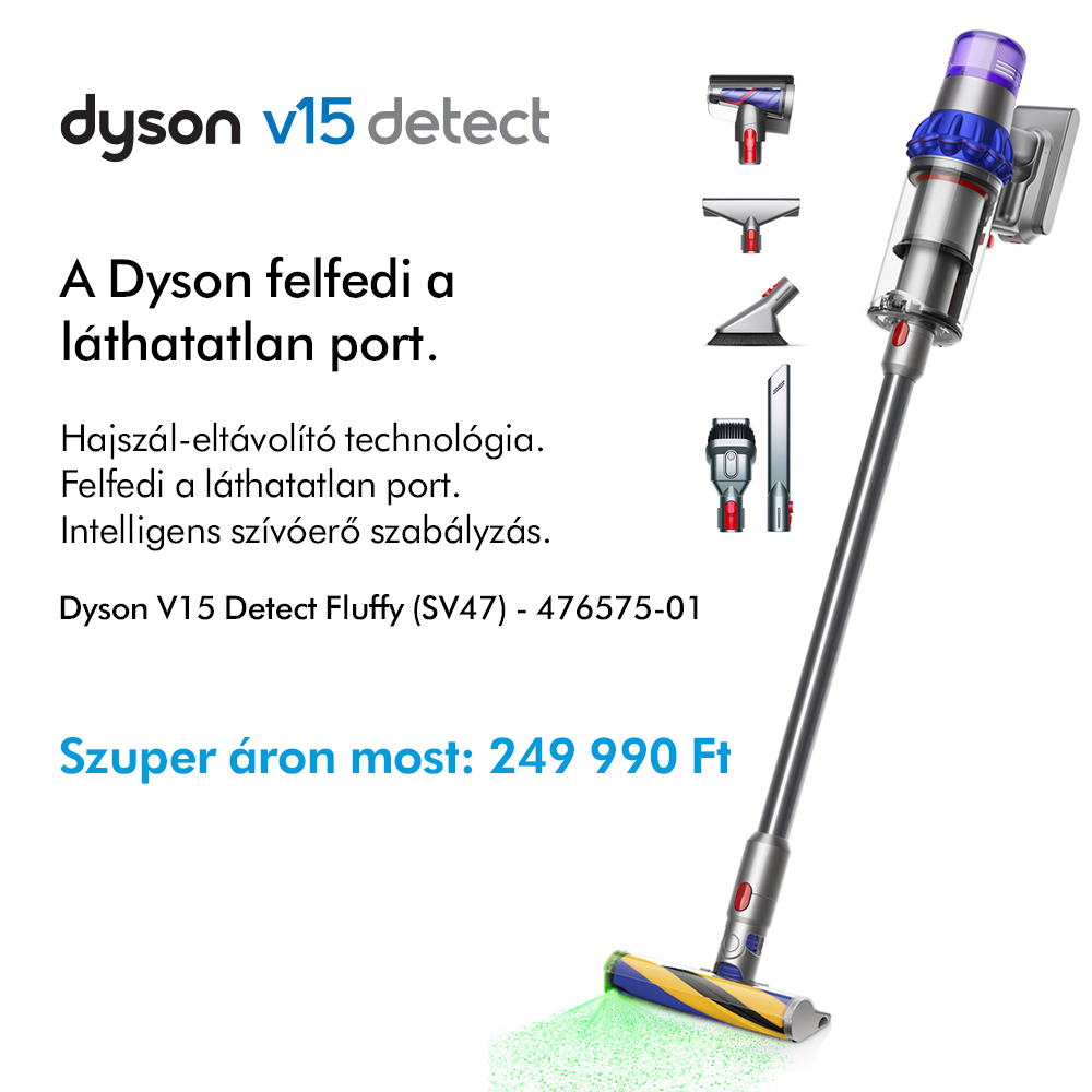 Dyson V15 Fluffy szuper áron