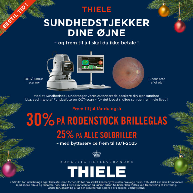 Thiele sundhedstjekker dine øjne