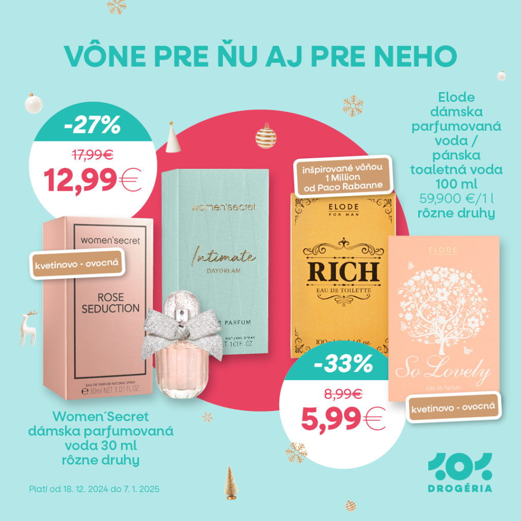 🌟 Vône, ktoré očaria – pre ňu aj pre neho! 🌟