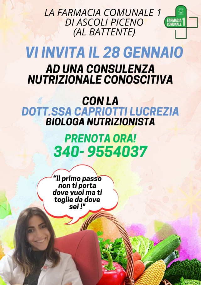 Consulenza nutrizionale gratuita 