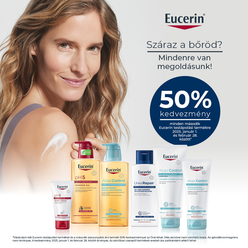 Eucerin testápolási akció