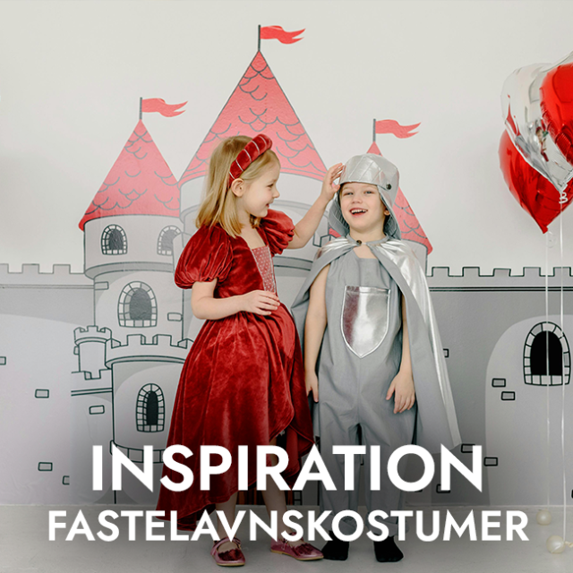 Inspiration til købte og hjemmelavede fastelavnskostumer