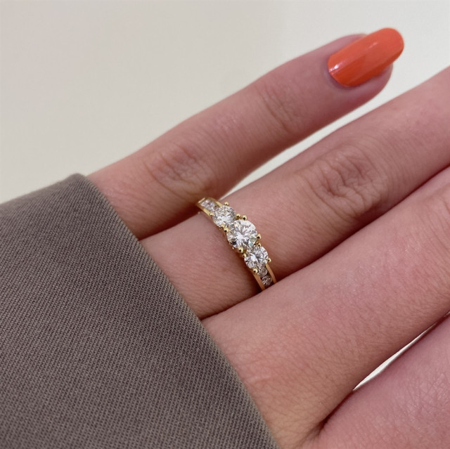 Fashion Ring 1.0Ct Diamant Guld | By Gotte's