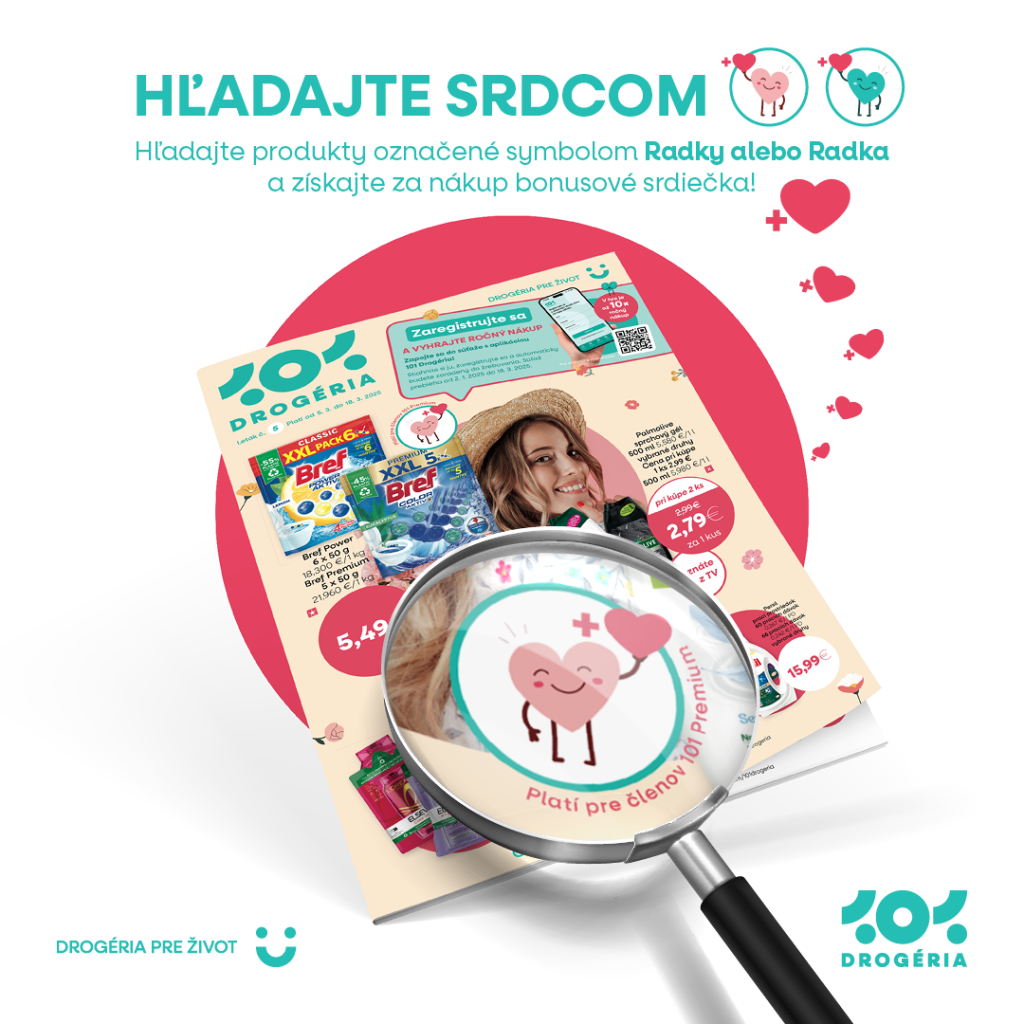 ❤️ 𝗩𝗶𝗮𝗰 𝘀𝗿𝗱𝗶𝗲𝗰̌𝗼𝗸 = 𝘃𝗶𝗮𝗰 𝘃𝘆́𝗵𝗼𝗱! ❤️