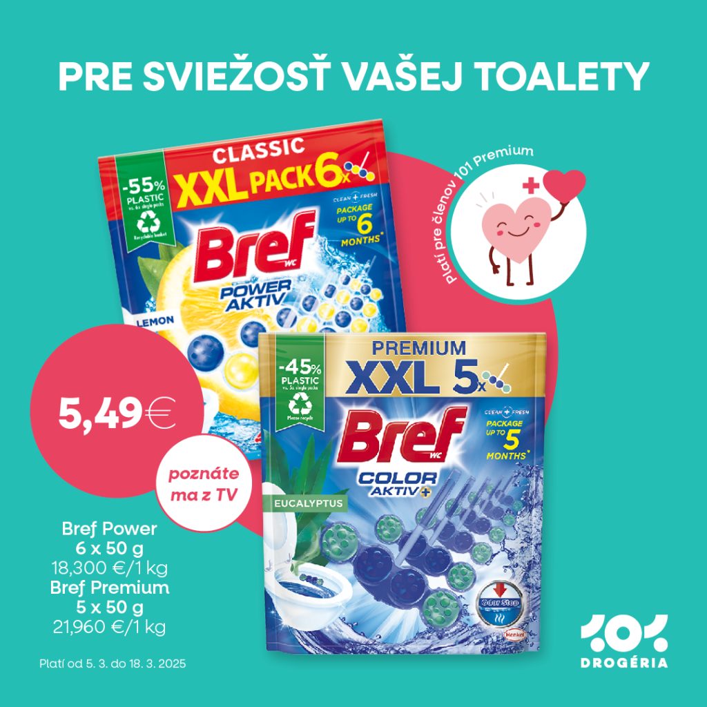Hygienická čistota a dlhodobá sviežosť! 💦
