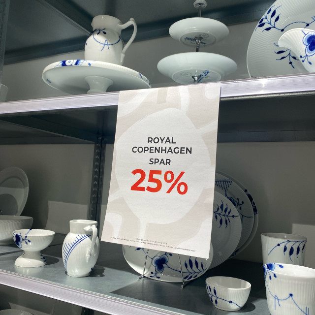 25% rabat på Royal Copenhagen