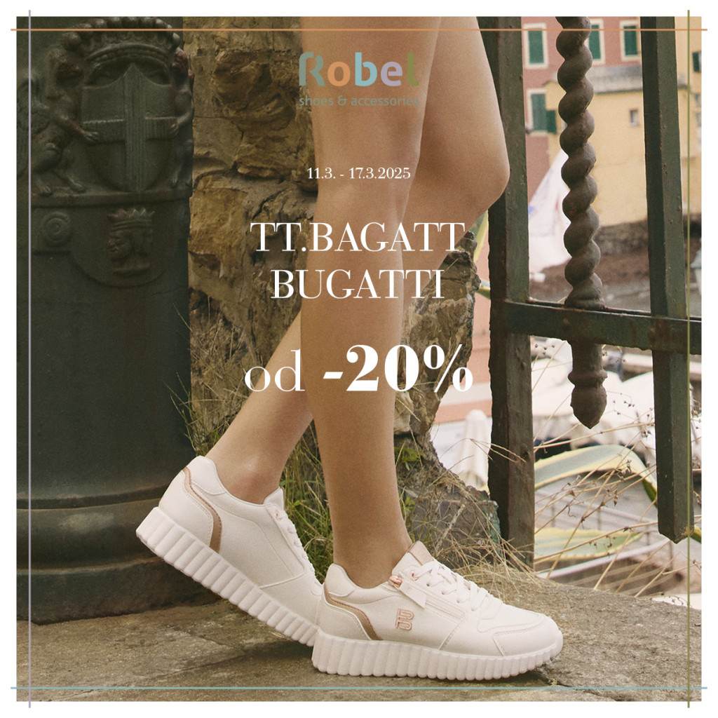 TT.BAGATT & BUGATTI od -20% v Robel