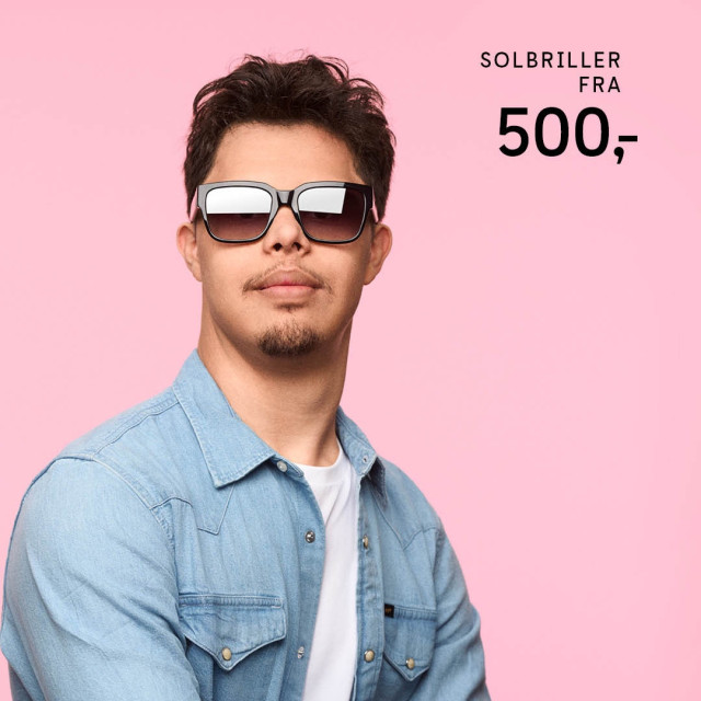 Solbriller fra 500,-