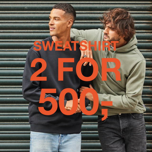 Sweatshirt, 2 for 500,-