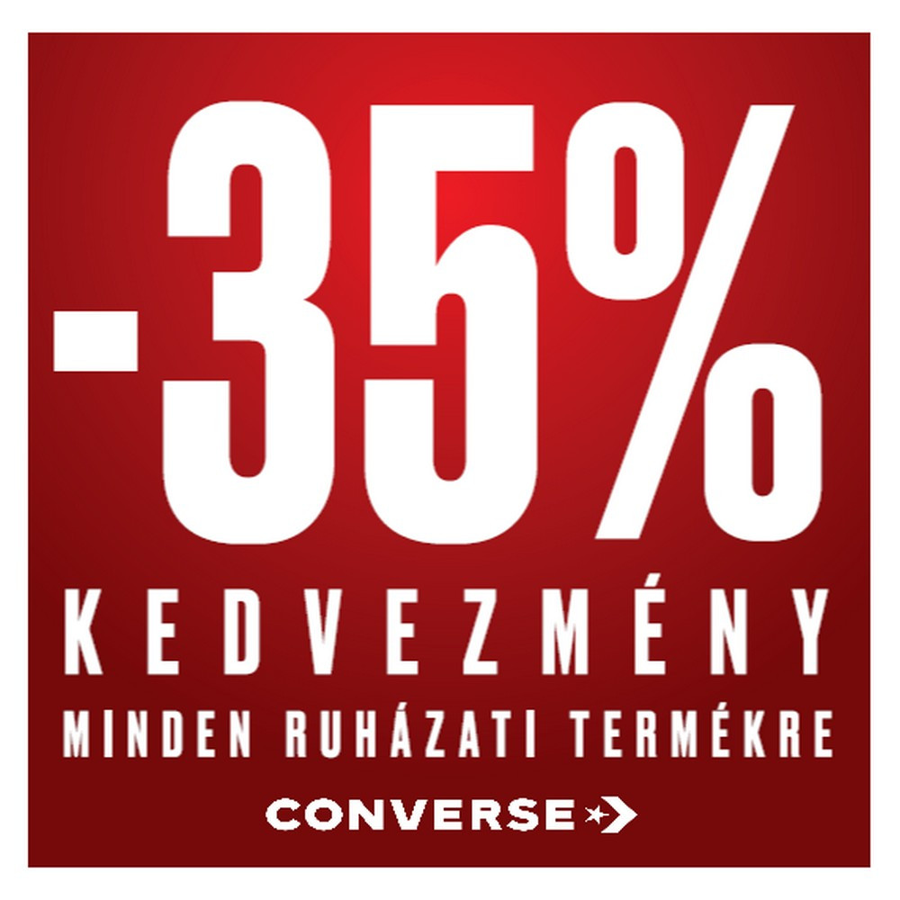 Akció a Converse üzletben