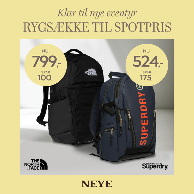 Shop rygsæk tilbud hos NEYE