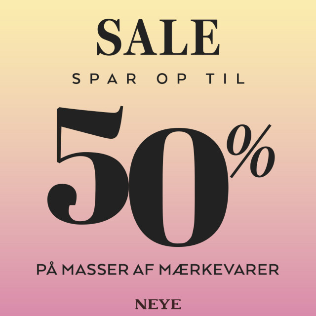 Spar op til 50% hos NEYE