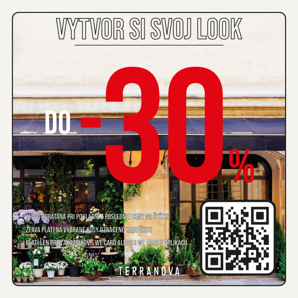 VYTVOR SI SVOJ LOOK DO - 30%