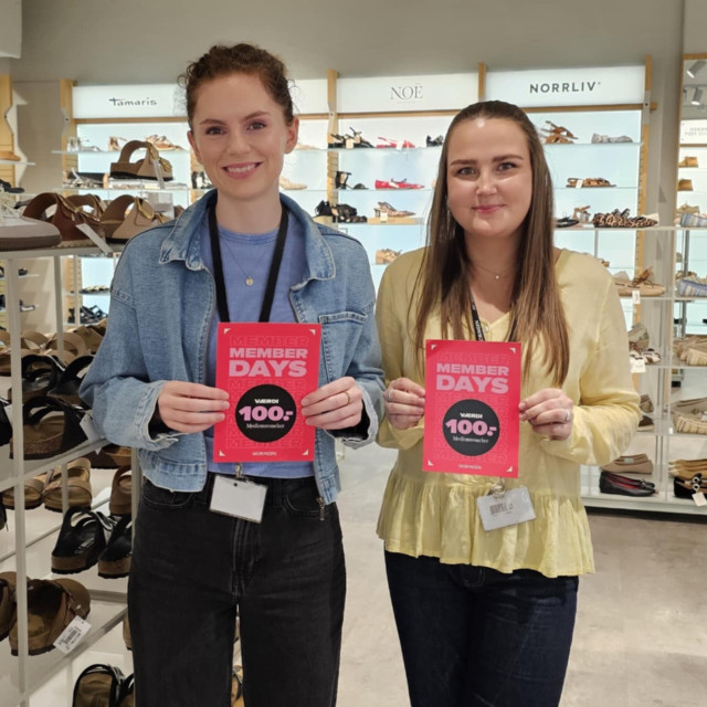 🛍️ Få 100 kr. i rabat - members days i Skoringen 🛍️