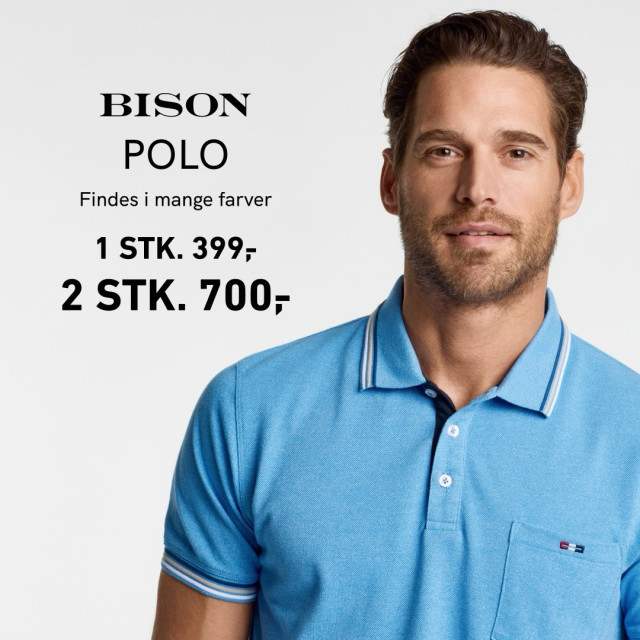 🌿 Den berømte BISON polo 🌿