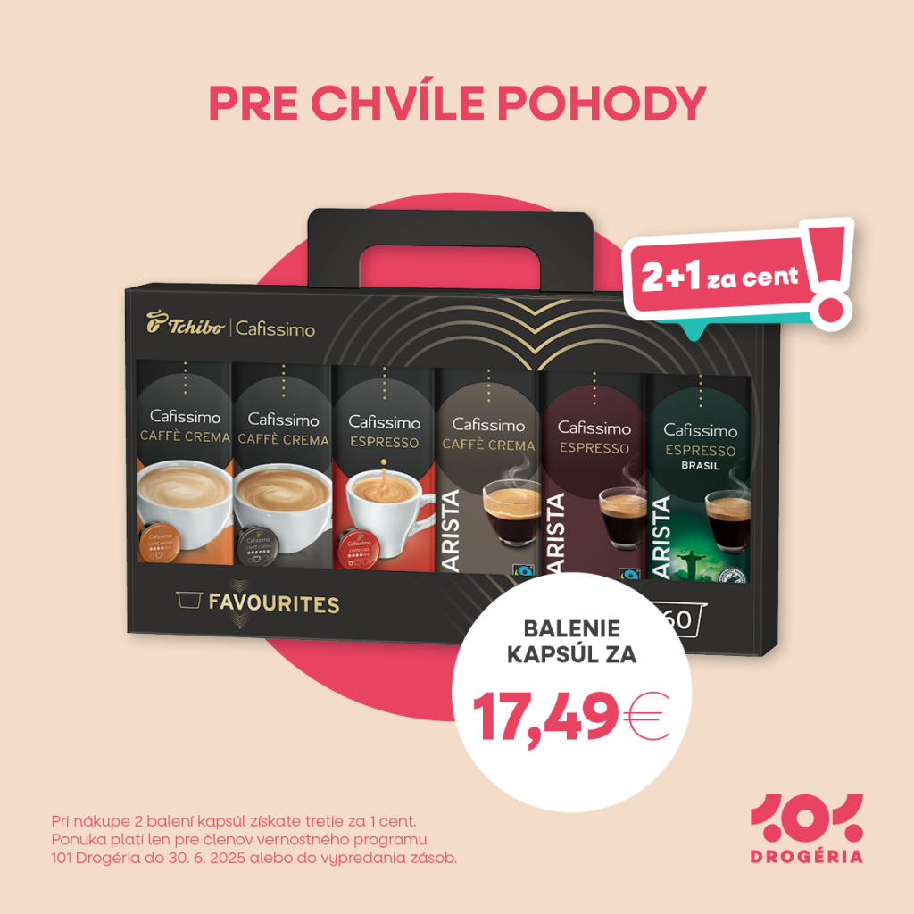 ☕ Keď sa spoja 𝗱𝘃𝗮 𝘀𝘃𝗲𝘁𝘆: 101 Drogéria & Tchibo! ☕