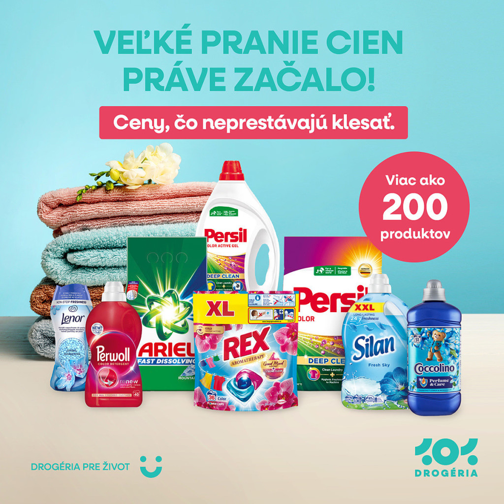 🧺 Vyprané za polovicu? 