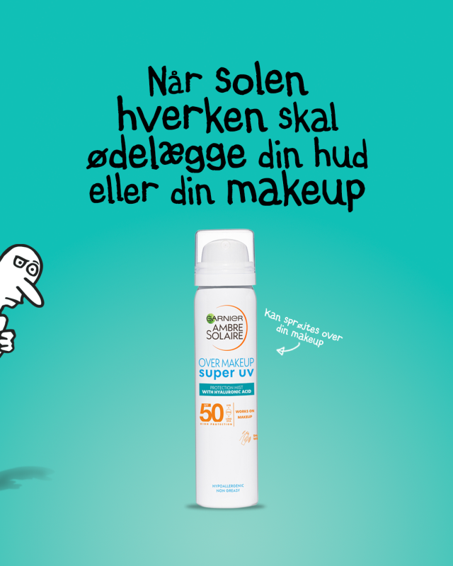 Når solen hverken skal ødelægge din hud eller din makeup