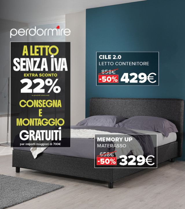 A letto senza IVA