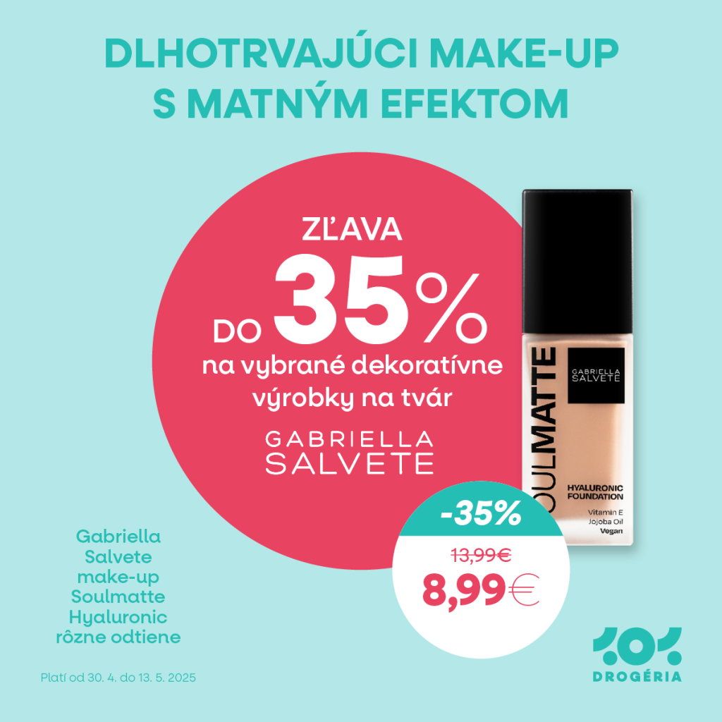 💄 Krása, ktorá sa oplatí – zľavy až do 35 %!