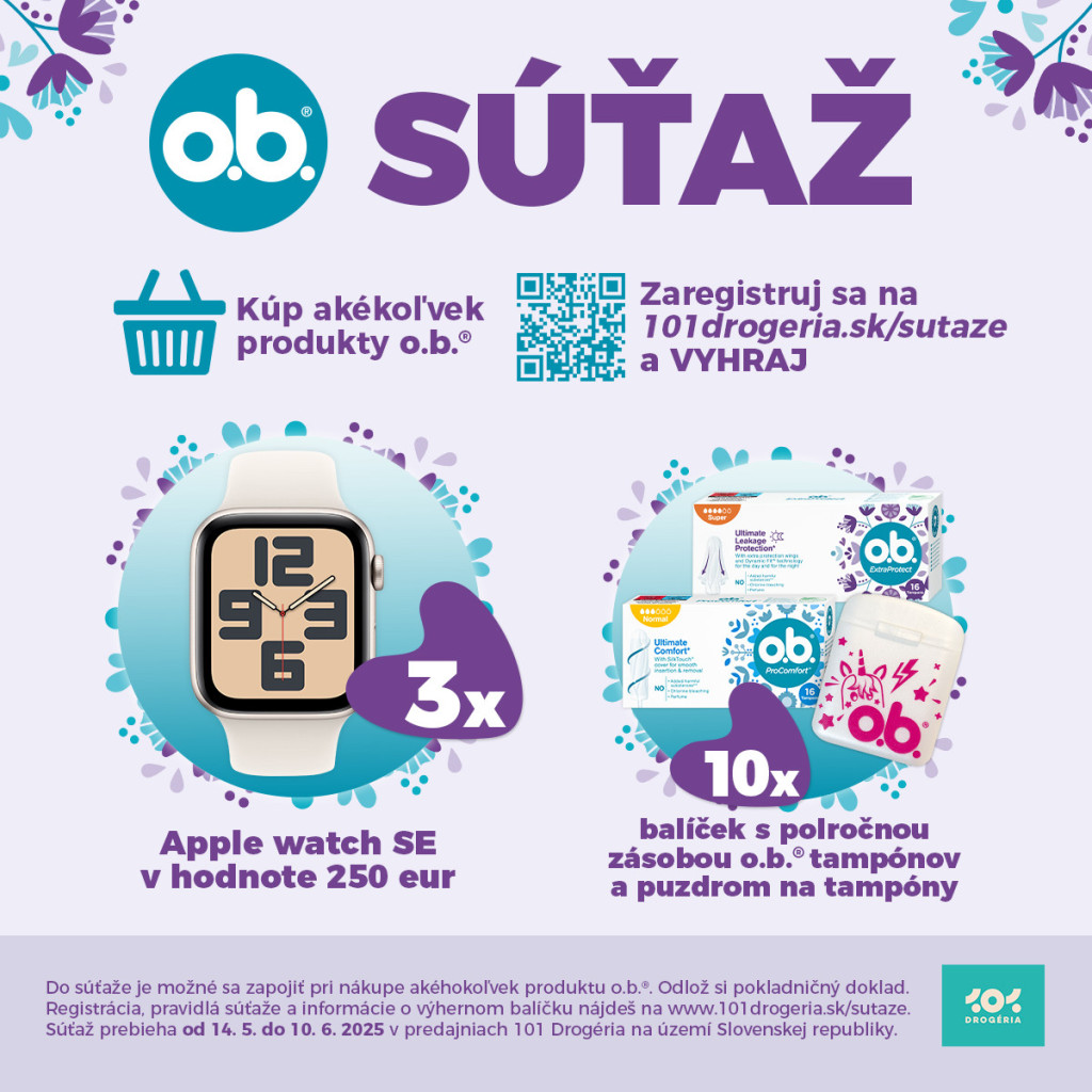 🌟 o.b. Súťaž je tu! 🌟