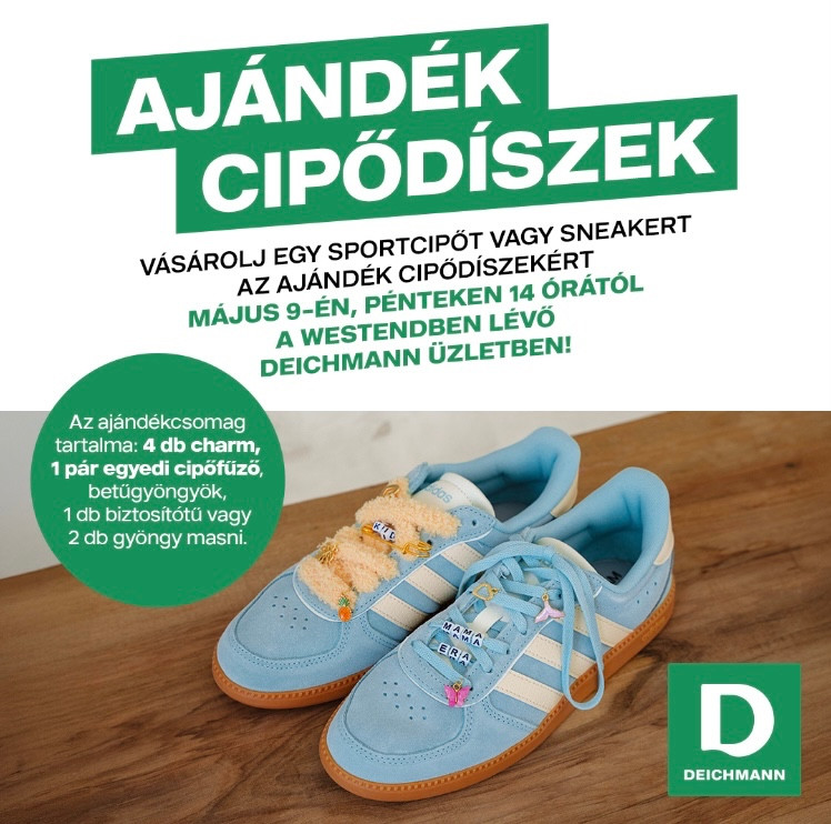 Ajándék cipődísz a DEICHMANN-ban