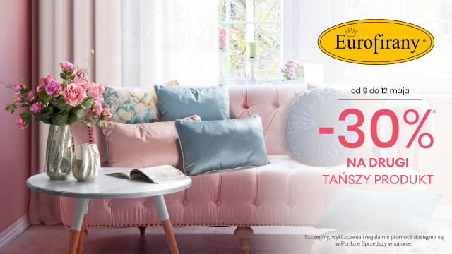 Promocja 30% na drugi produkt