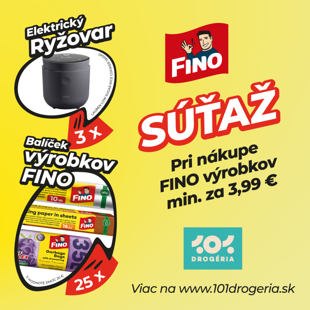 Vyskúšajte pomocníkov FINO do domácnosti. 🏠