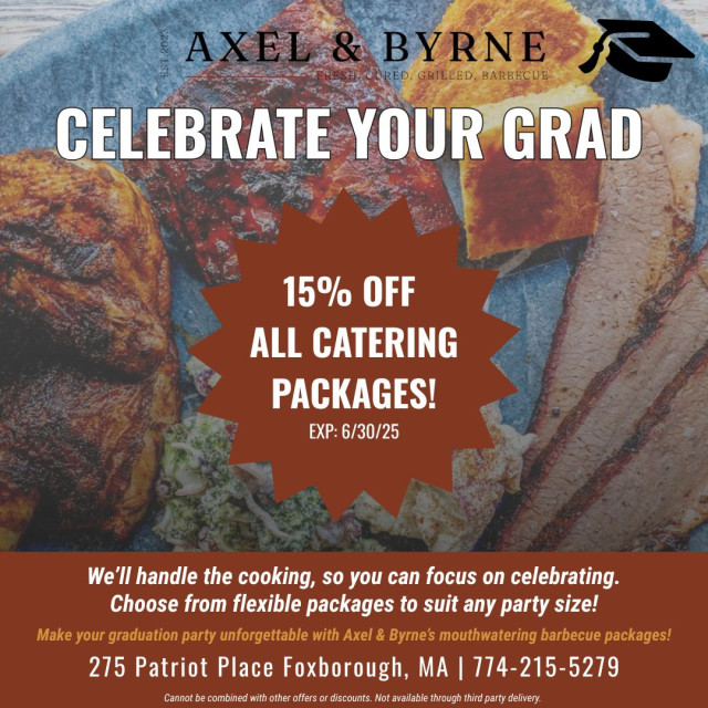 15% Off All Catering Packages