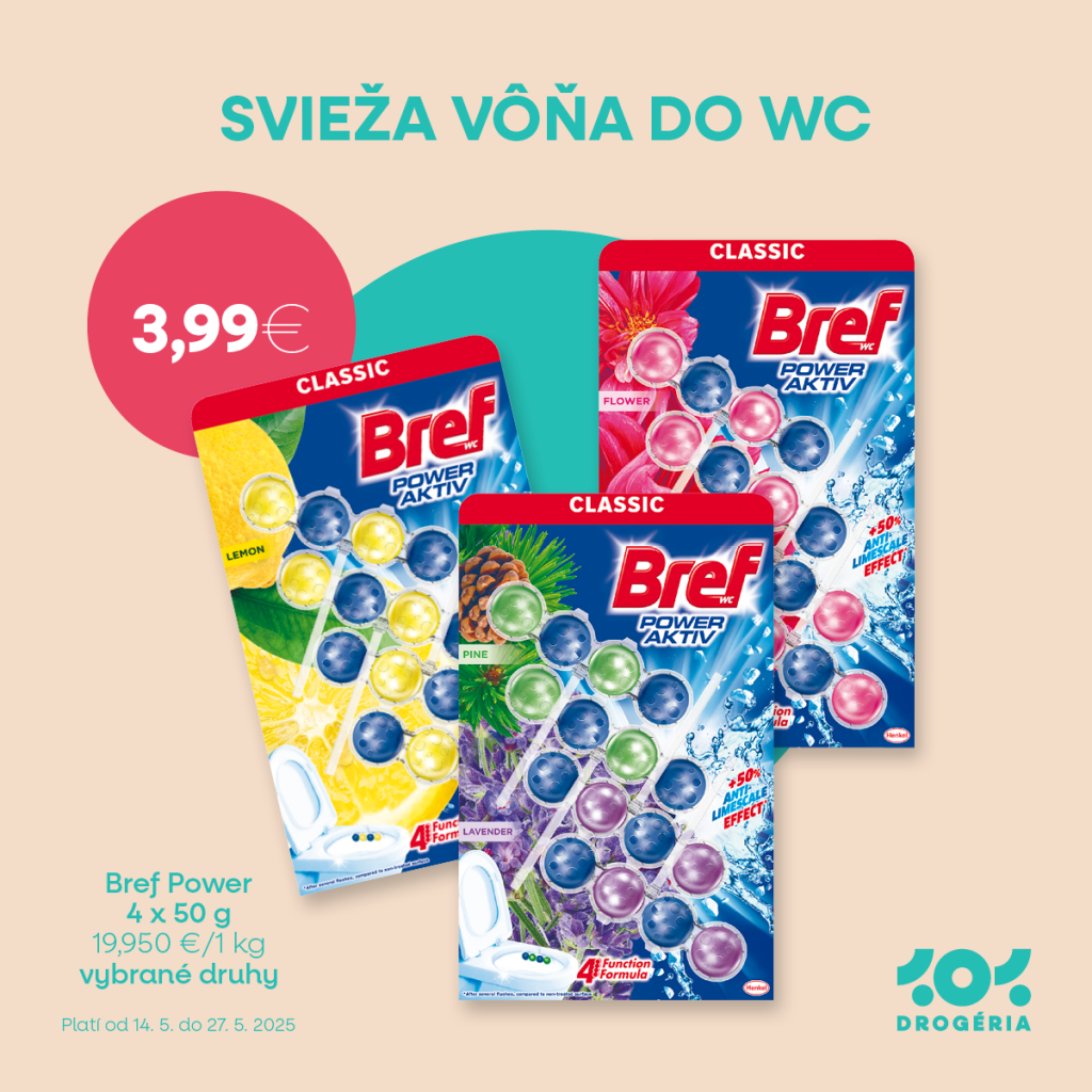🌸 Svieža vôňa do WC každý deň!