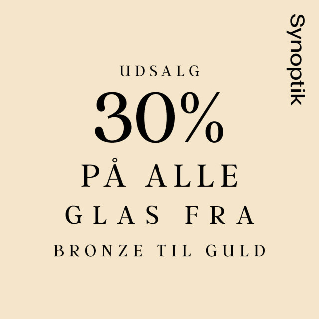 Bronze til Guld glas
