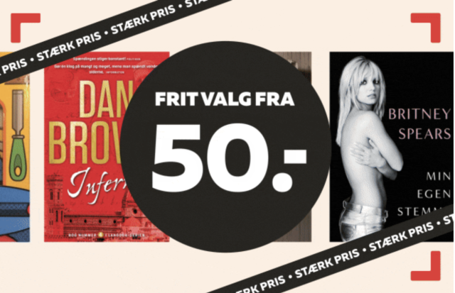 💥Frit valg fra 50 kr. 💥