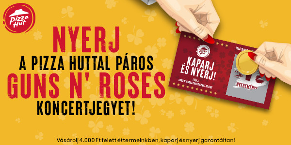 Kaparj és nyerj Guns N' Roses koncertjegyet! 🍀🍀🍀