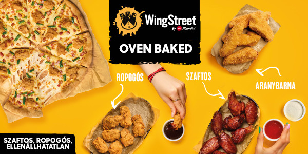 Megérkezett a WingStreet a Pizza Hutba! 🍗