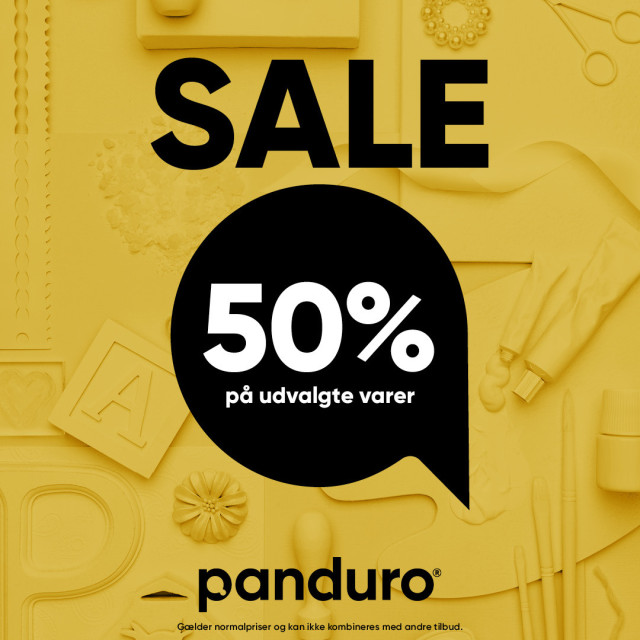 UDSALG hos Panduro – 50% på udvalgte varer💥