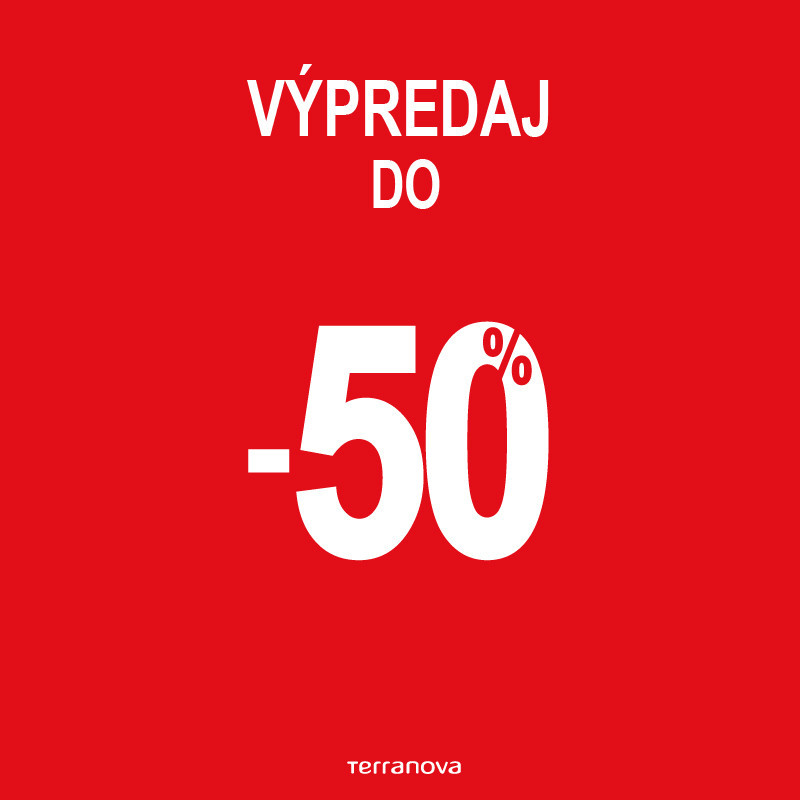 Výpredaj do - 50%