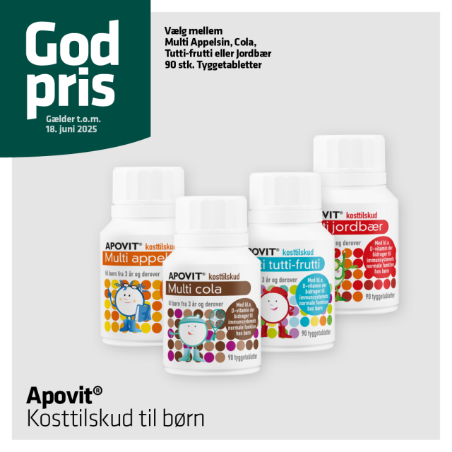 God tilbud på kosttilskud til børn