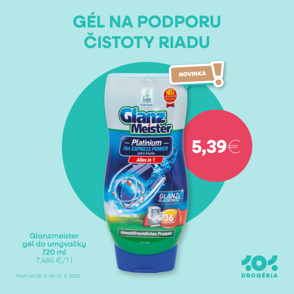 ✨ Novinky pre vašu umývačku riadu – Glanzmeister je tu!
